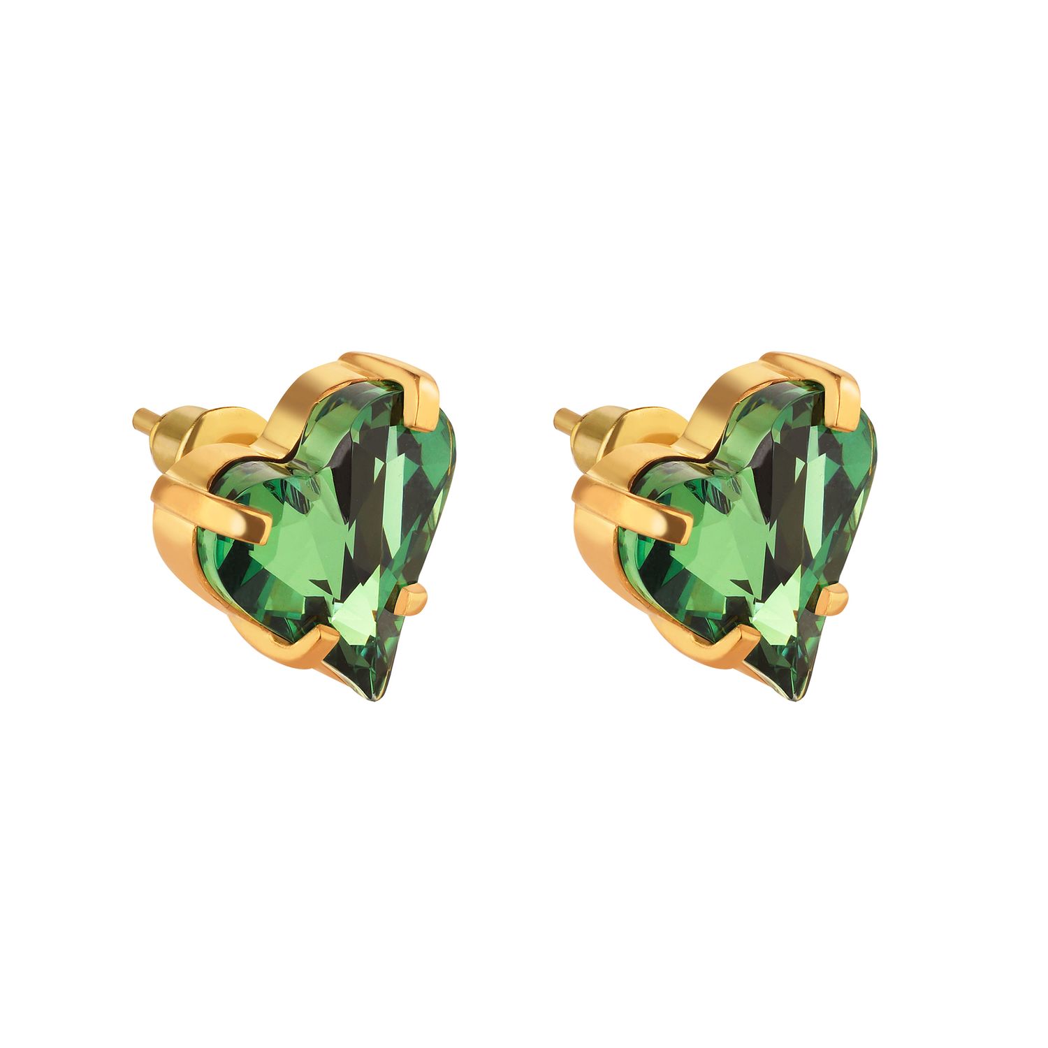 Серьги Love. Green Earrings