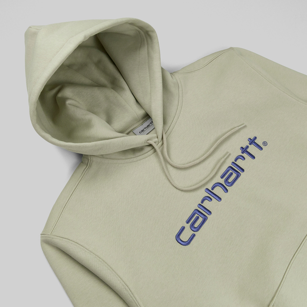 Толстовка мужская Carhartt WIP Hooded Sweatshirt артикул:I030547_beryl_sorrent Толстовка мужская Carhartt WIP Hooded Sweatshirt артикул:I030547_beryl_sorrent - купить в магазине Дайс
