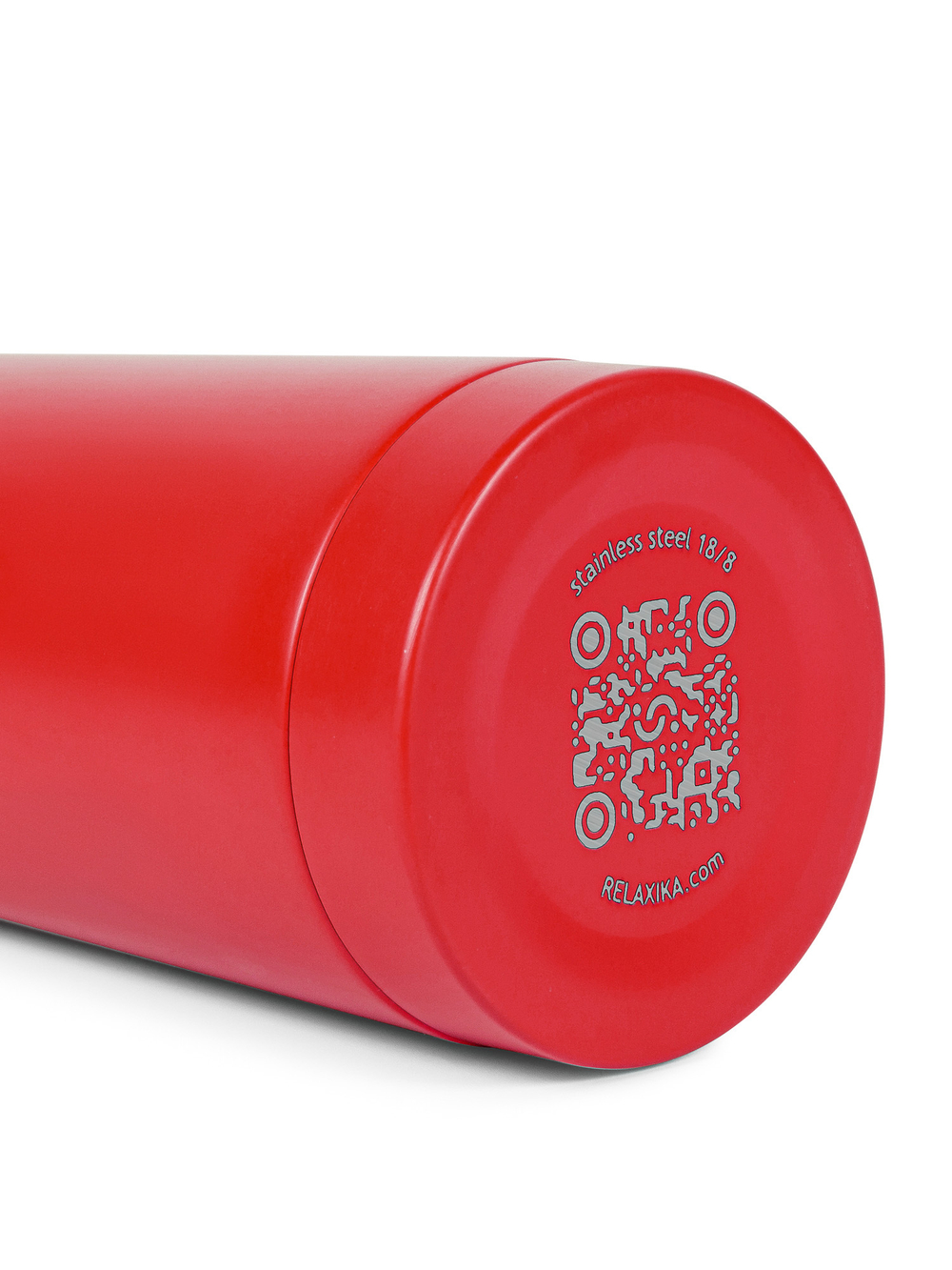 Термос Relaxika 101 (0,35 литра), красный (без лого)