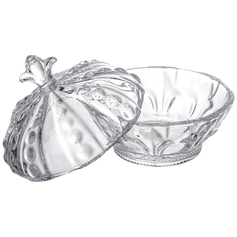 Икорница 11*11,5см коллекция "Muza" стеклянная