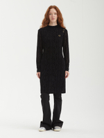 Платье Flock Print Mesh