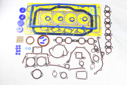 Комплект прокладок двигателя ЗМЗ-405, 409 до Евро 2 а/м УАЗ, ГАЗЕЛЬ (31 наим. 67 шт. / полный с сальниками FPM, с герметиком, металл ГБЦ, пр. поддона армированная/ ГБО - бензин / 405.3906022-100, 405-100*) Золотая серия ГБО "RUATI"