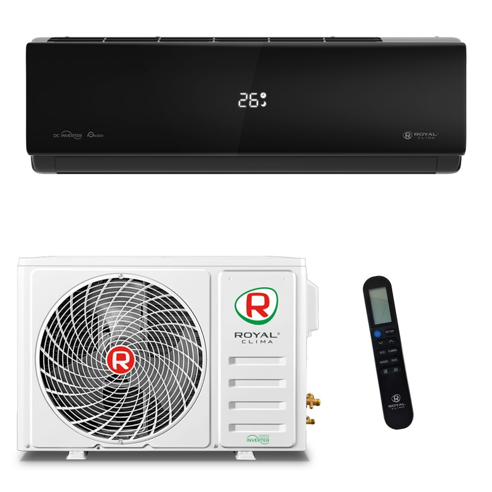 Сплит-система Royal Clima ATTICA NERO RCI-AN35HN, инверторная, для помещения до 35 кв.м.