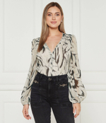 Блузка YVETTE GUESS - бежевый(W4BH57 WDW82)