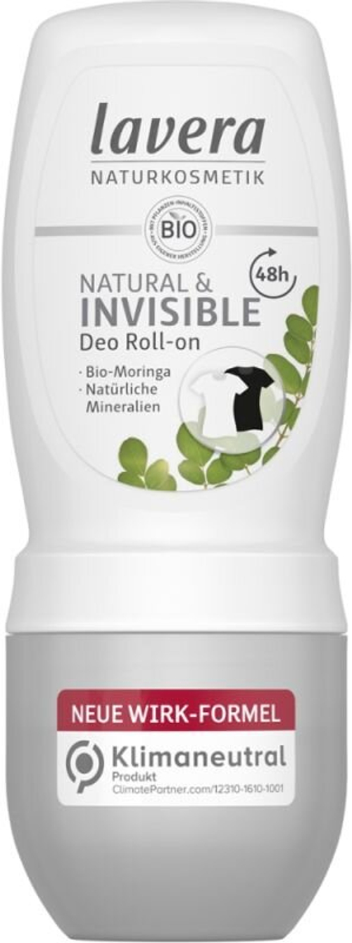 Шариковый дезодорант Lavera Natural & Invisible, 50 мл