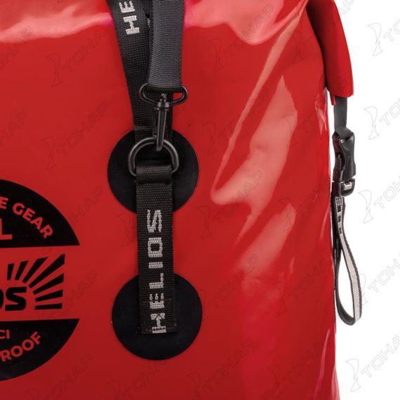 Гермосумка 80л (ПВХ, красный/черный) (HS-GS-80-RB) Helios