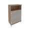 First Шкаф средний широкий KST-2.2 Дуб Табак 801*432*1260