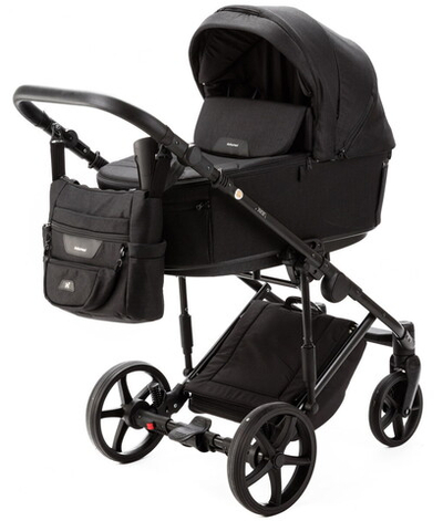 Детская коляска Adamex Zico New 2 в 1 ZN-TK53 (ЧЕРНЫЙ)