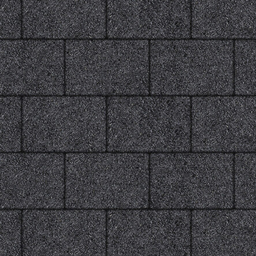 Тротуарная плитка ПРЯМОУГОЛЬНИК 300х200 мм - Стоунмикс Черный