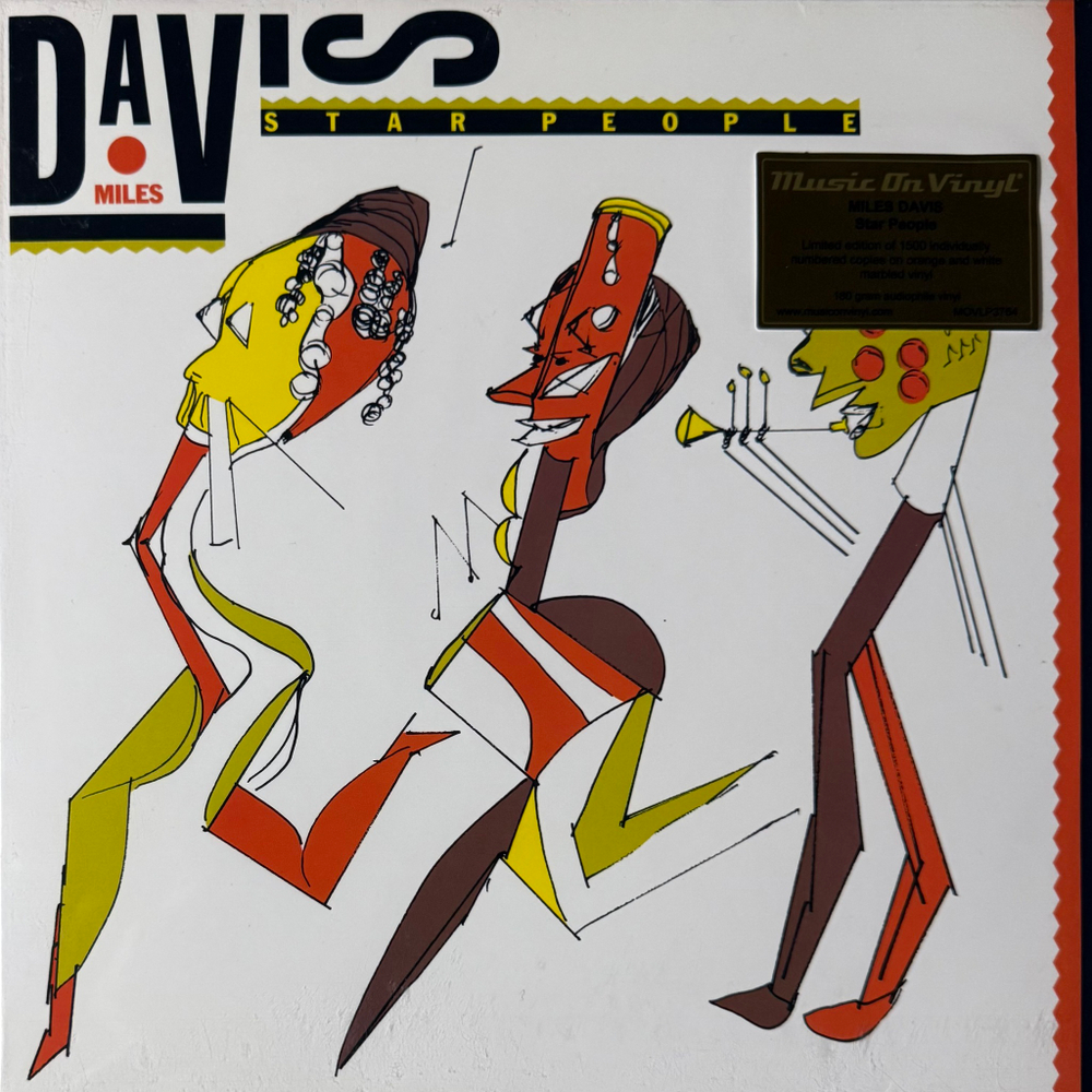 Miles Davis ‎– Star People (Голландия 2024г.) Orange/White
