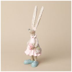 ФИГУРКА ДЕКОРАТИВНАЯ КРОЛИК 8*8*28СМ