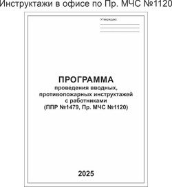 Инструктажи в офисе по Пр. МЧС №1120