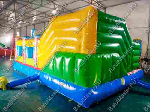 Коммерческий надувной батут "Русские сказки", 6x4x2.5 м.