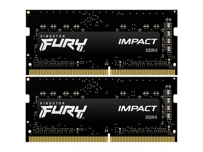 Оперативная память Kingston Fury KF432S20IBK2/16, DDR4 2х 16ГБ 3200 МГц, SODIMM, RTL