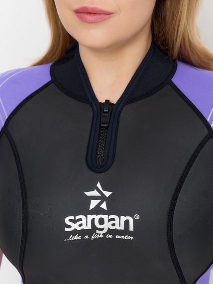 Гидрокостюм Sargan Nero 2.0 Shorty Pro lady 2 мм черно-сиреневый