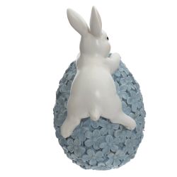 GAEM Фигурка декоративная "Заяц с яйцом", L9 W7,5 H13 см
