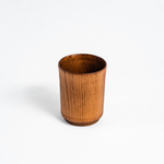Деревянный стакан из кедра для чая, кваса и прочих напитков C43