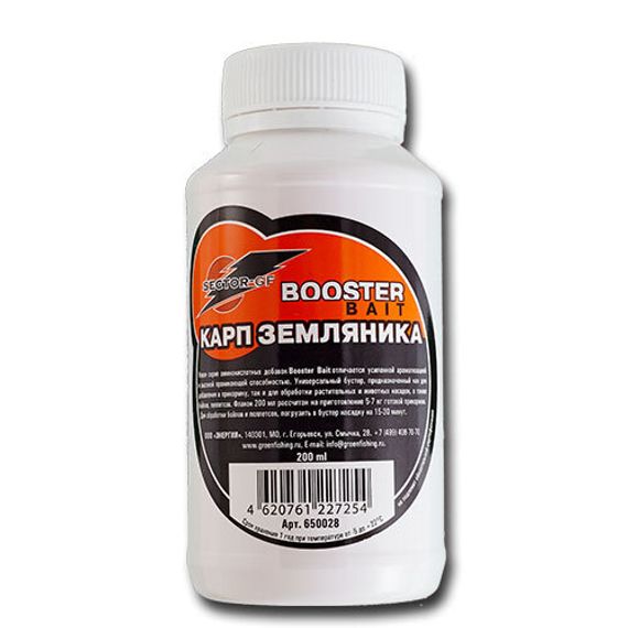 Ароматизатор GF Booster Bait 0.2л КАРП Земляника