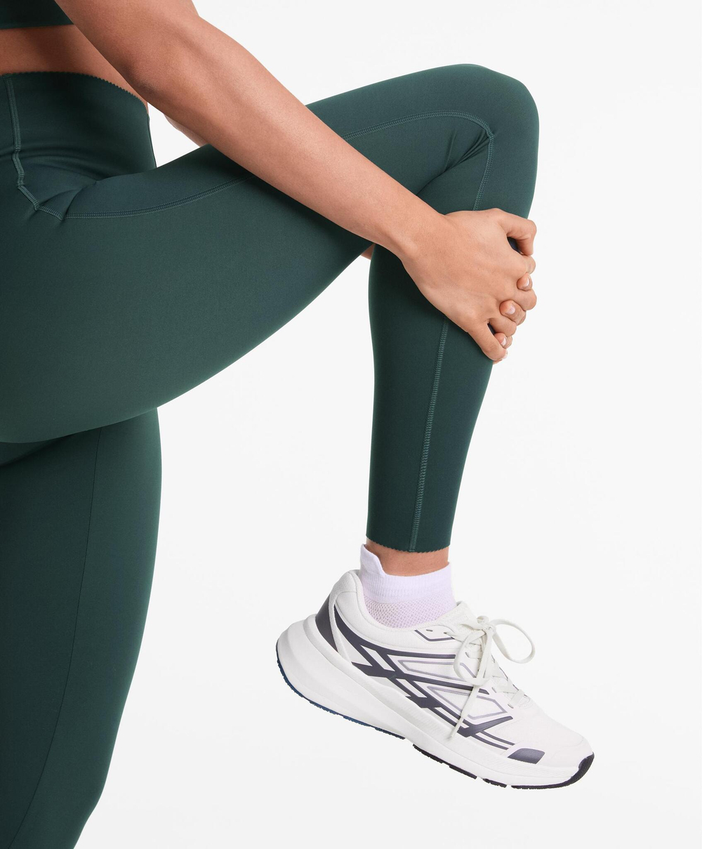 OYSHO Компрессионные легинсы Extra Compressive Core Control длиной 65 см, бирюзовый