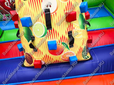 Коммерческий надувной батут "Четыре стихии", 5*5*2,8 м