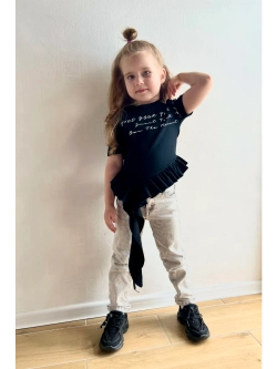 Футболка с воланами