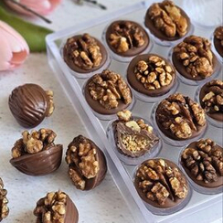 139 | Форма для шоколадных изделий "Орех" (275*175 мм)