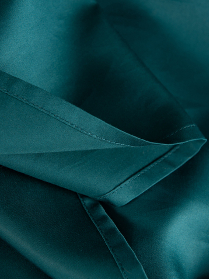 UTOPIA Простыня натяжная, сатин изумрудный