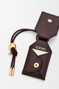 Loewe Сумка-мини Puzzle Featherlight из овечьей кожи наппа, темно-каштановый