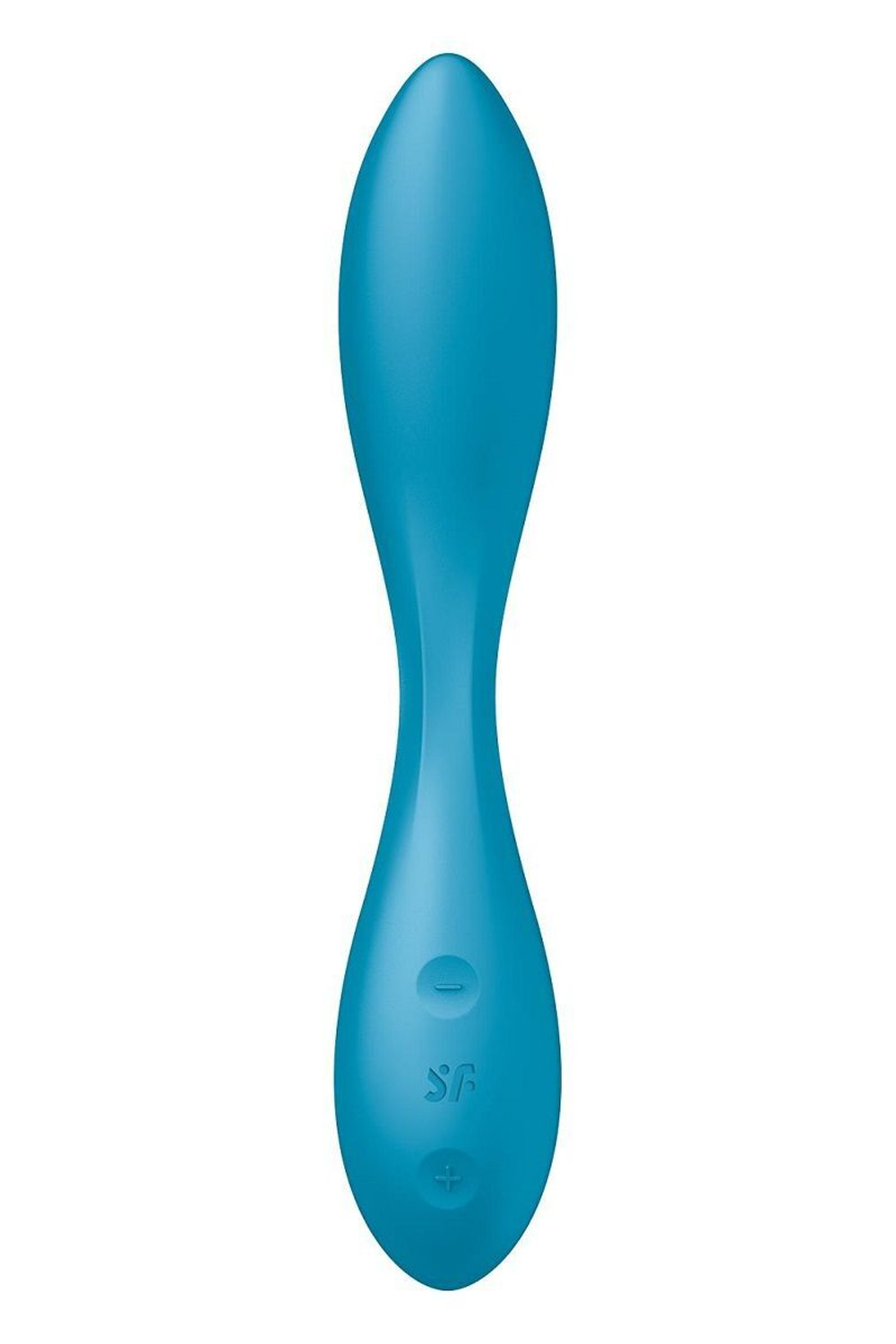 Синий гибкий вибратор Satisfyer G-Spot Flex 1 - 19,5 см. (Цвет: синий)