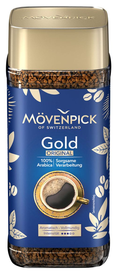 Кофе растворимый Movenpick Gold 100 г