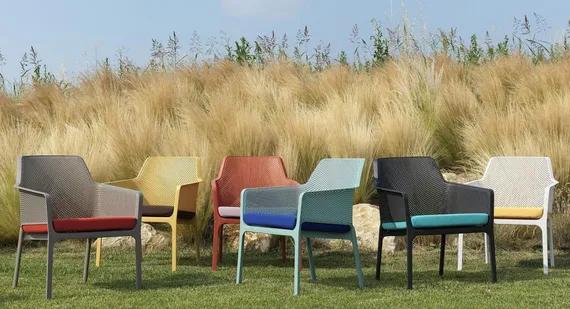 Уличное кресло Net Relax горчичное