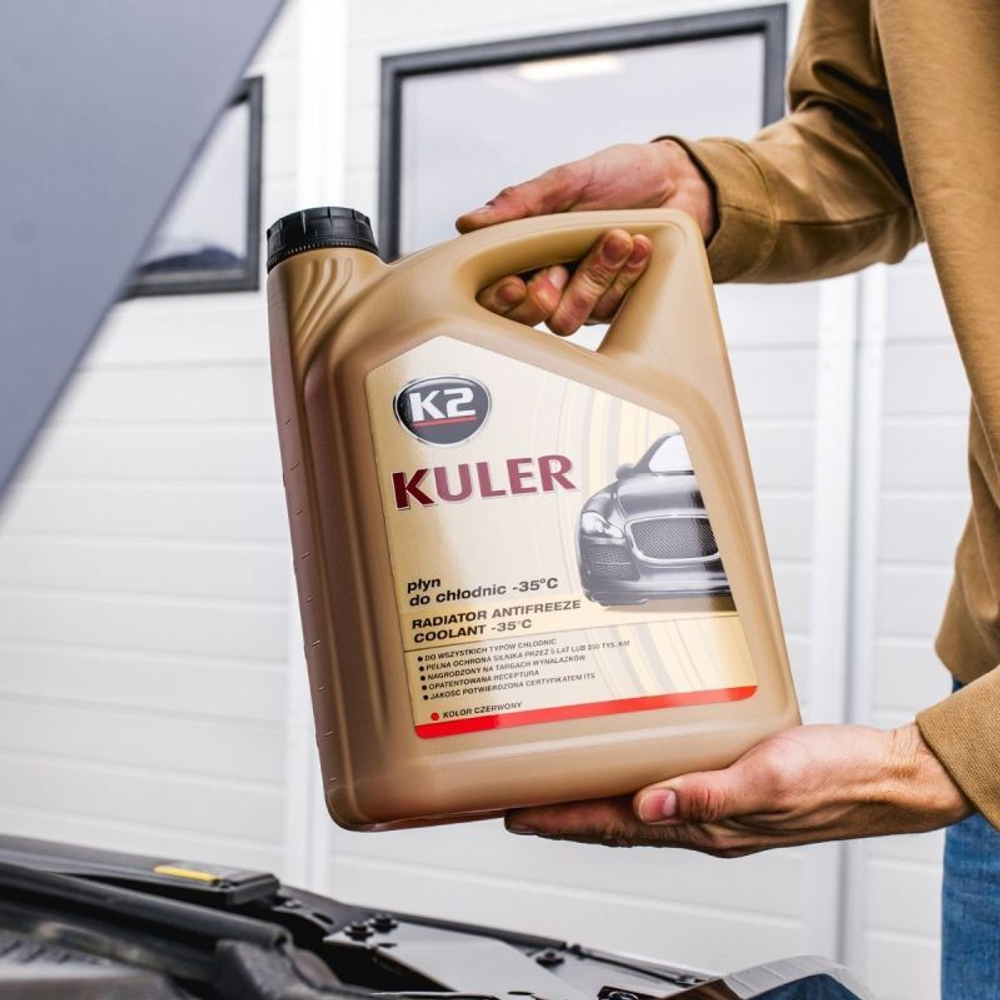 ЖИДКОСТЬ РАДИАТОРНАЯ-АНТИФРИЗ К2 KULER-35C КРАСНЫЙ 5L