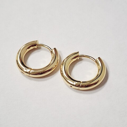 Ювелирные швензы, конго, позолота, 16мм, люкс фурнитура