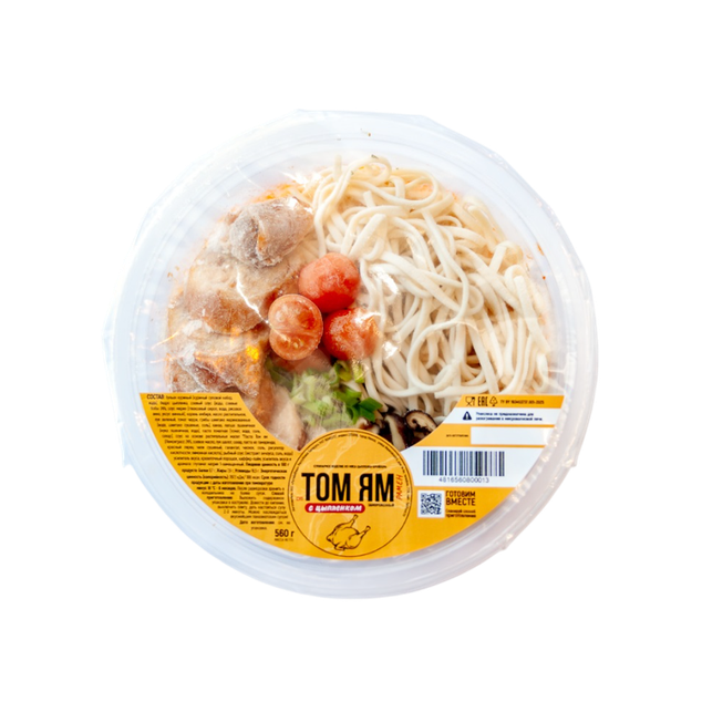 Суп Том Ям Рамэн с цыпленком, 560 г