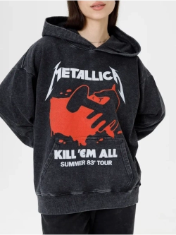 Худи PARABOLA Metallica оверсайз варенка для мужчин и женщин