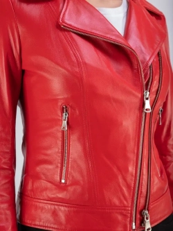 Кожаная куртка демисезонная косуха