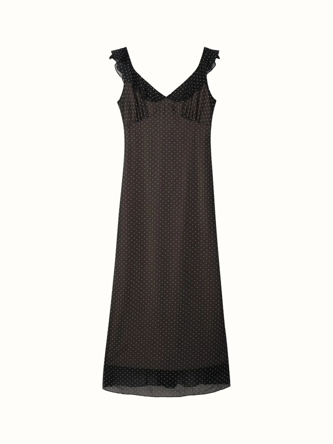 Платье в горошек