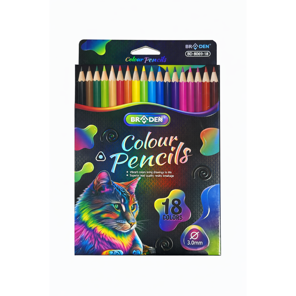 Цветные карандаши Triangle Broden 12 шт