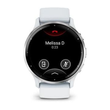 Умные часы Garmin Venu 3 белые с серебристым безелем