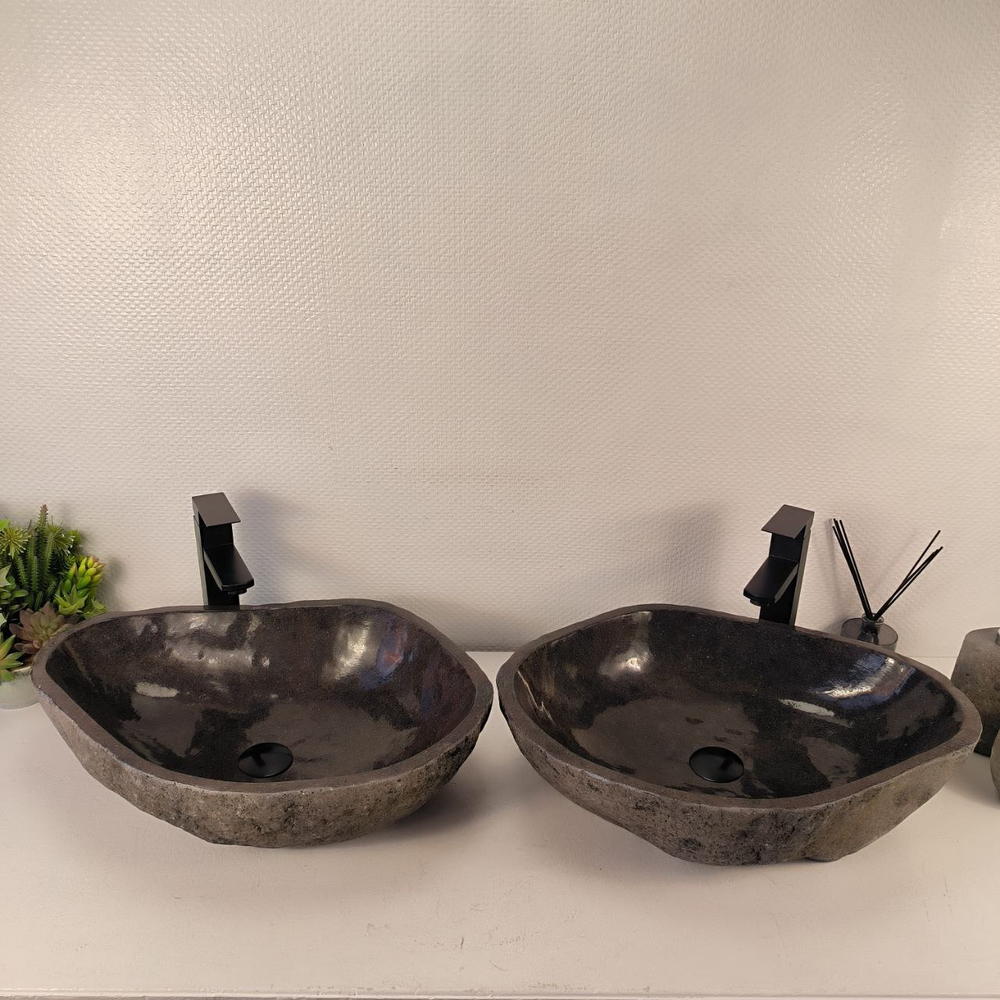 Раковина из речного камня ПАРА! RS-65475 57*42*15 0866