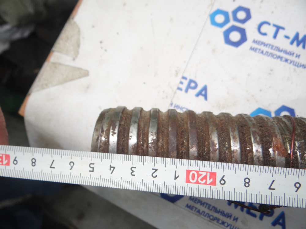 Шарико-винтовая пара ШВП L=1260мм L резьбы=895мм Tr48х10