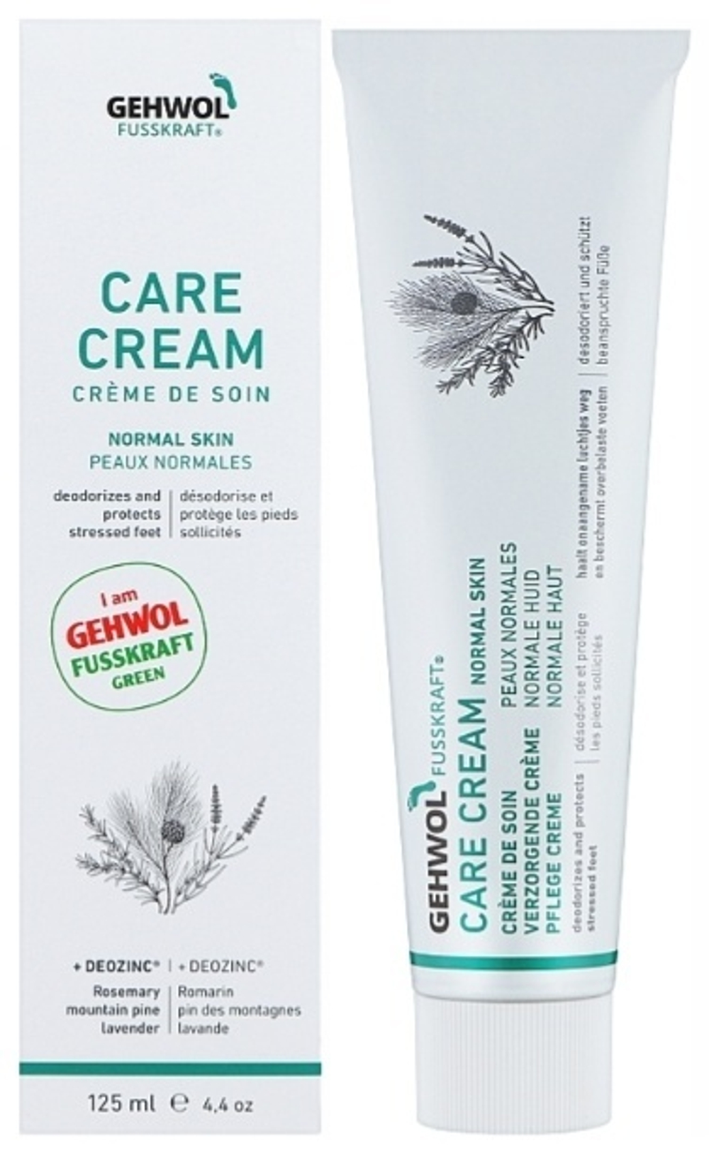 Gehwol Care Cream Зеленый бальзам (при сильной потливости) 75 мл