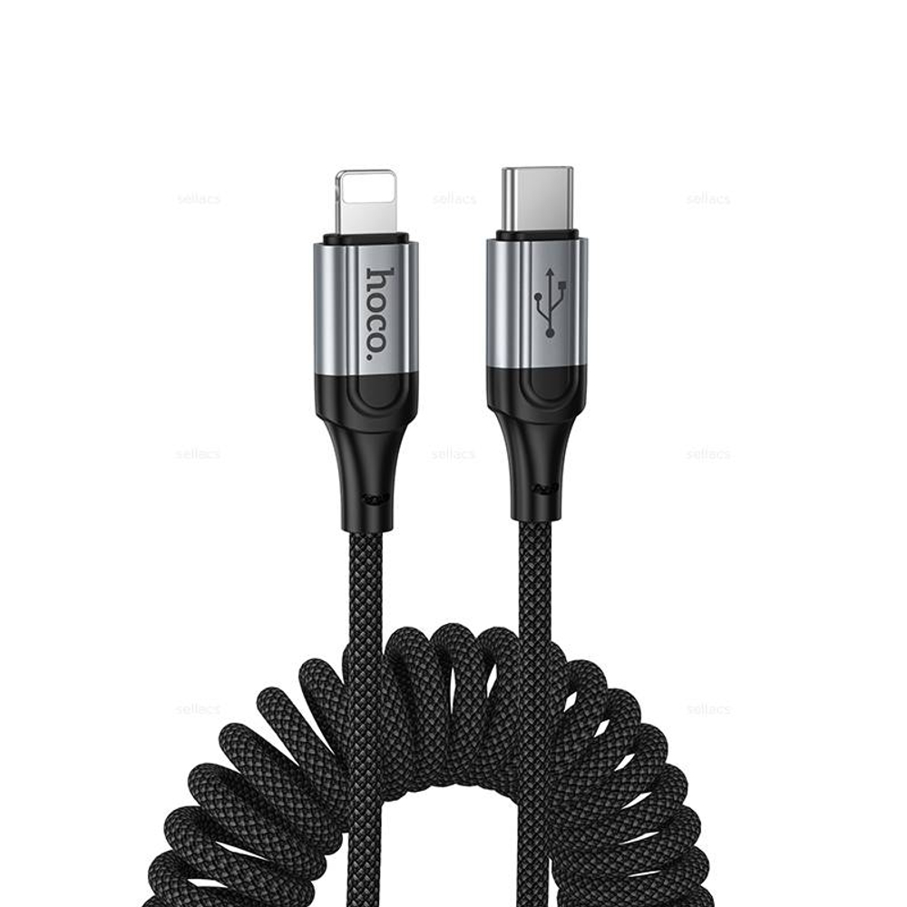 Кабель Type-C на Lightning Hoco X121 (black)