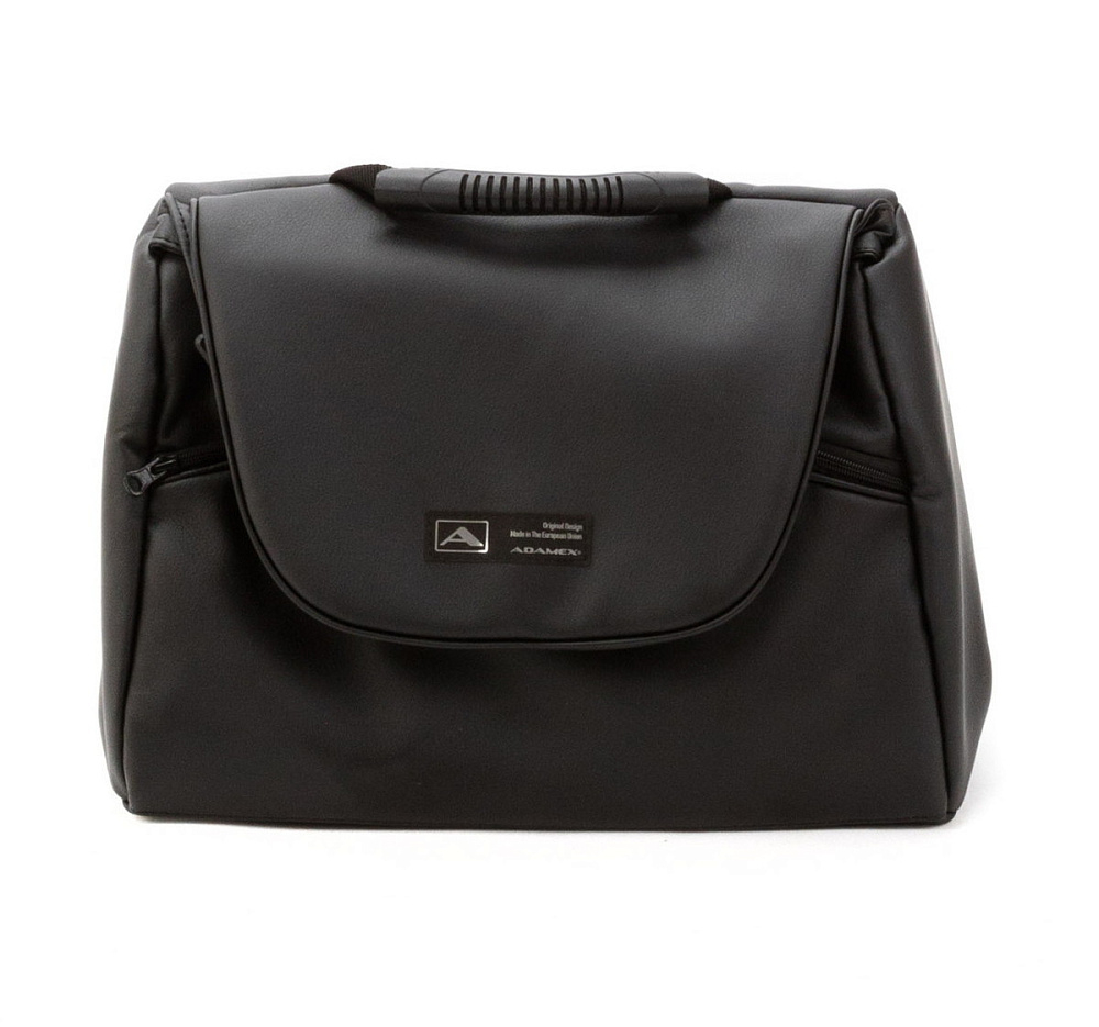 Детская коляска Adamex Nola Deluxe 3 в 1 N-SD110 (СВ.БЕЖ.КОЖА + ЧЕРН.КОЖА)