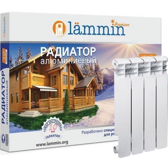 Радиатор алюминиевый LAMMIN PREMIUM AL 500/80