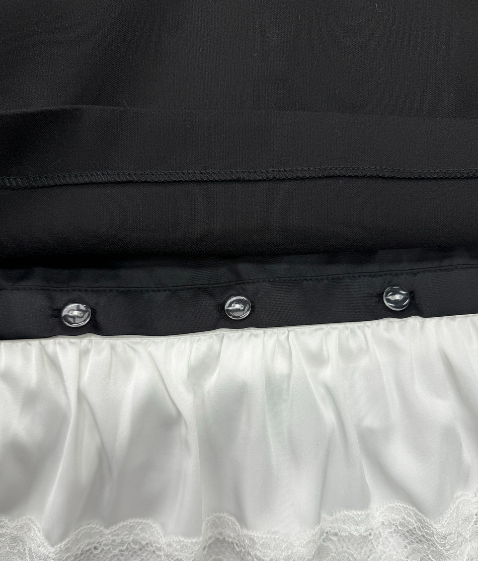 Юбка АБАЖУР | Черно-белый