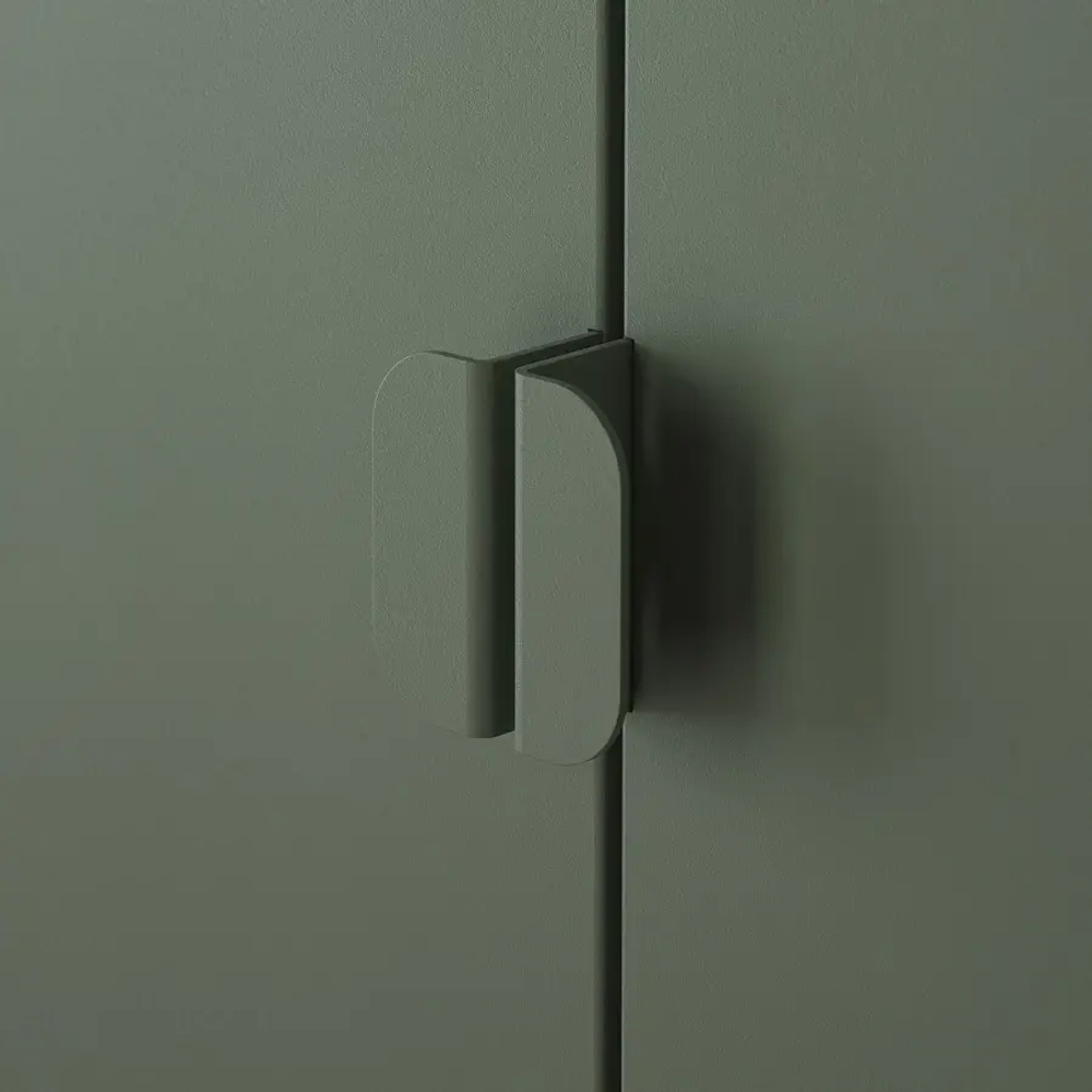 Стеллаж - IKEA BROR, 170х40х190 см, серо-зеленый, БРУР ИКЕА