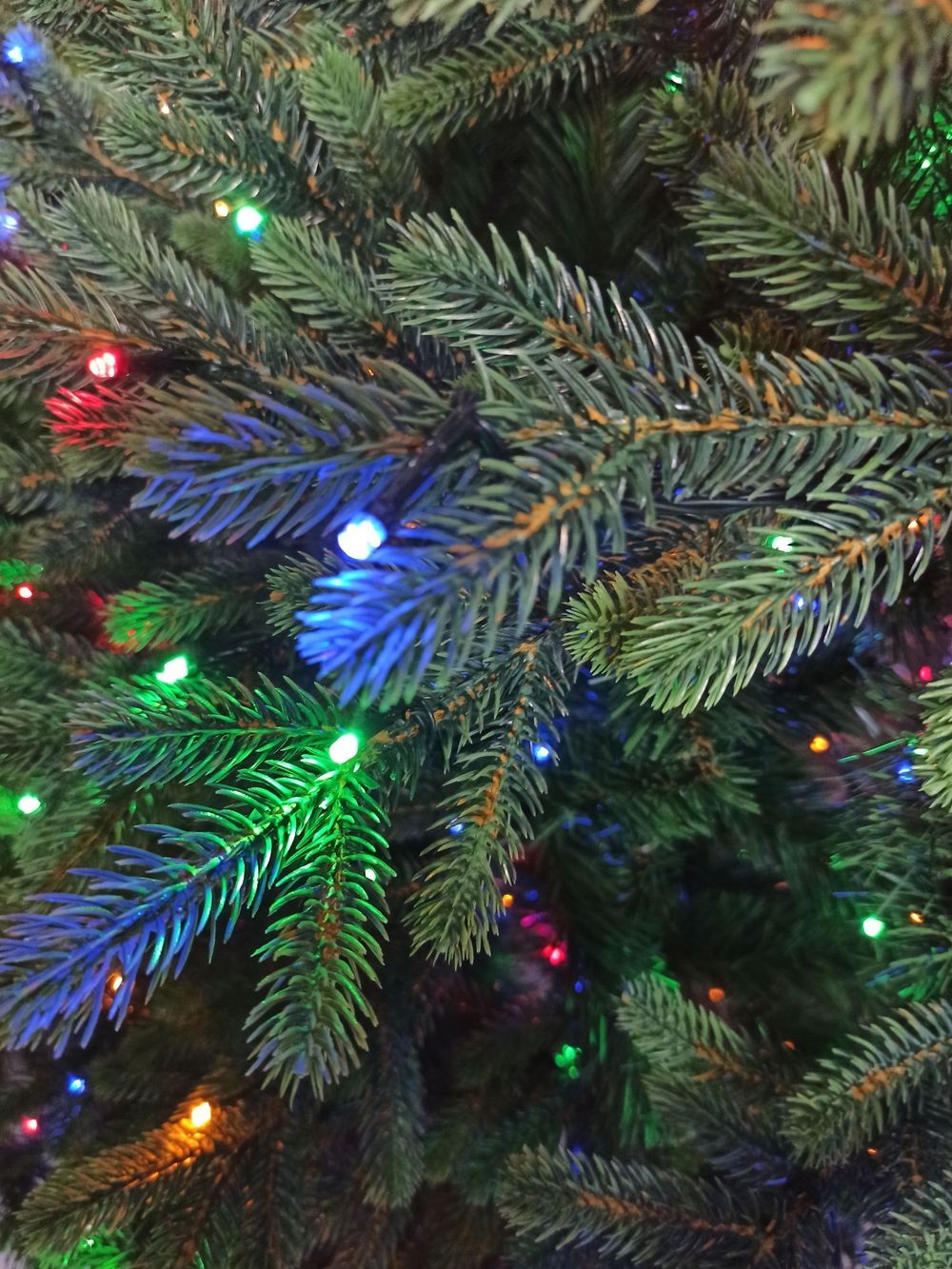 Елка с гирляндой 2в1 «Венецианская» (Литая+пвх) 3 м