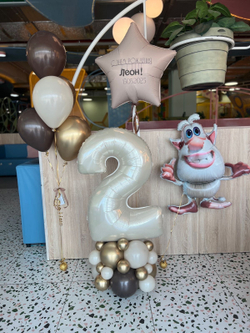 Воздушные шары на 2 года Буба №3207
