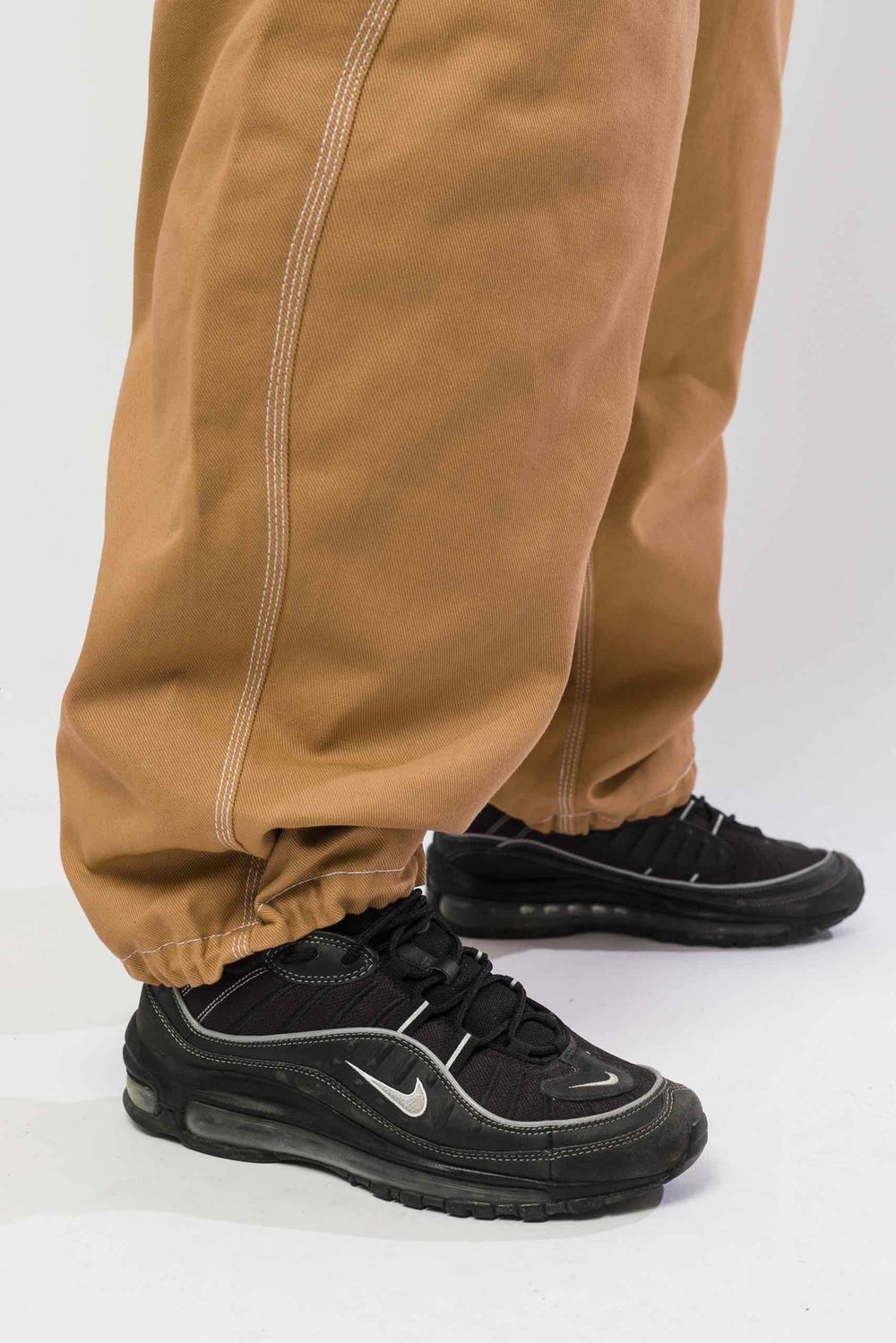 Джинсы Codered Real Baggy Бежевый Темный